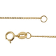 Biggest 2022 Gold Deal- ILIANA 18K Yellow Gold Curb Necklace with Spring Ring Clasp (Size - 20)