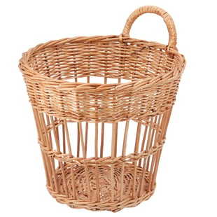 Handmade Sabai Grass Vegetable Holder Basket (Size 25x20 Cm) - Brown