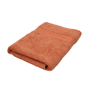 100%Egyptian Cotton Terry Towel Sheet (Size:165x90Cm) - Brick