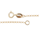 Close Deal - Italian Made 9K Yellow Gold Belcher Lariat Necklace (Size - 20) with Spring Clasp