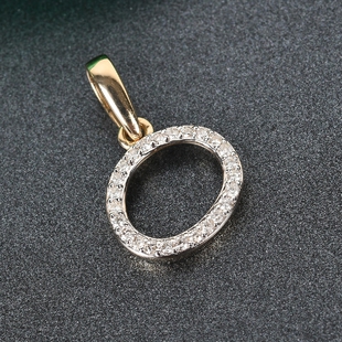 Rachel Galley Versa Collection - 9K Yellow Gold SGL Certified Diamond (I1/G-H) Pendant