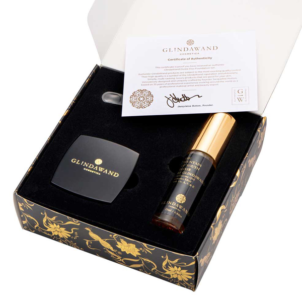 Glindawand: Duo Gift Box (Incl. Fountain of Youth Elixir - 25ml & Divinity Foundation - 10G) - French Beige