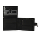 RFID Protected Leather Wallet (Size 12x2x9 cm) - Black