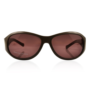 Jean Louis Designer Womens Oversize Sunglasses - Red
