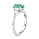 RHAPSODY 950 Platinum AAAA Ethiopian Emerald and Diamond(VS/E-F) Ring 1.68 Ct.4.20 Gm