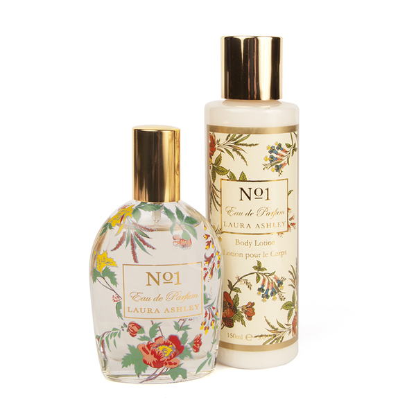 Laura Ashley Number 1 Gift Set- Eau de Parfume 50ml and Body Lotion 150ml