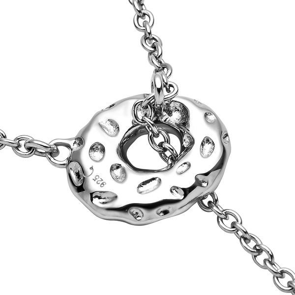 RACHEL GALLEY Capture Collection - Rhodium Overlay Sterling Silver Necklace (Size - 18/22/24) with Lobster Clasp