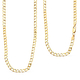Hatton Garden Close Out - 9K Yellow Gold Curb Necklace (Size - 22) With Lobster Clasp, Gold Wt. 17.1