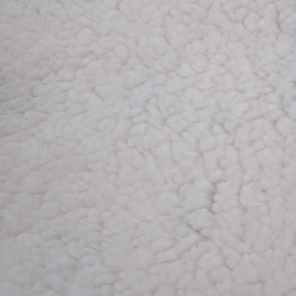 Luxury Sherpa Faux Fur Blanket ( Size 200x150 Cm) - White & Black