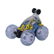 Multicolour LED Light Racing Stunt Car with Remote Control (Includes 500mah) - Yellow & Multi