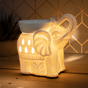 Lesser and Pavey Desire Oil Diffuser and Table Lamp (Size 18x10x17 cm) - Elephant