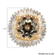 Turkizite and Diamond Pendant in Vermeil Yellow Gold Overlay Sterling Silver 1.12 Ct.