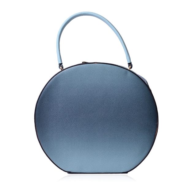 Sisley Vintage Circle Bag with Tie Dye Effect Faux Leather (Size 31x28x9 Cm)