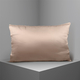 SERENITY NIGHT 100% Mulberry Silk Pillowcase Infused with Hyaluronic & Argan Oil in Champagne (Size 75x50 Cm)