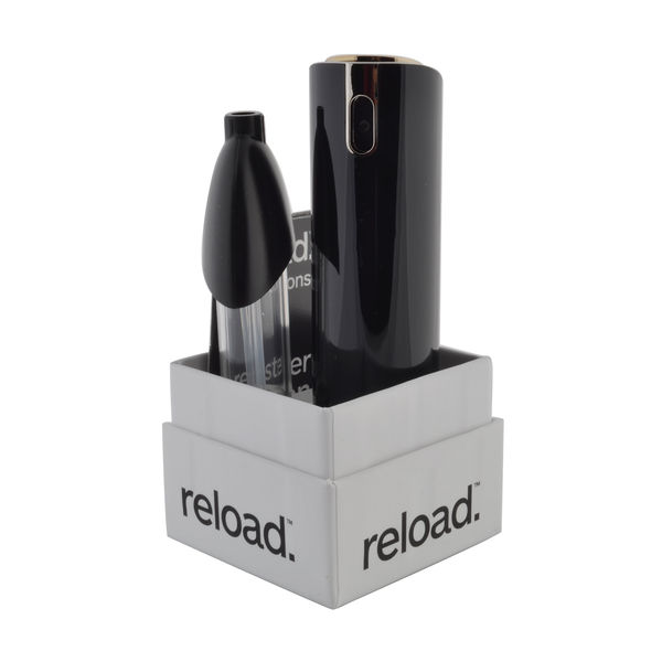 Reload Mini Perfume Spray Black (Incl. Issey Miyake DIssey Homme - 5ml & Embossed Skin) - Embossed Mic