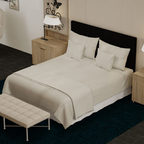 4 Piece Set - 100% Cotton Duvet Cover, 2 Pillow Case with ...