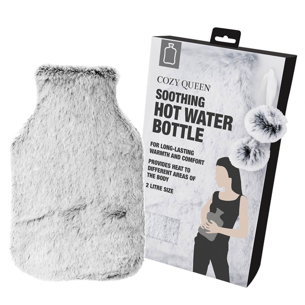 Faux Fur Hot Water Bottle (Capacity 2 Litre)