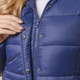 Winter Puffer Jacket with Middle Zip In Blue (Size: L, 18-20)
