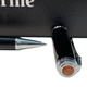Azarine Shield Roller Pen with Snap Closure - Black