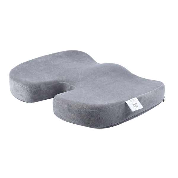 Comfy Memory Foam Seat Cushion (Size 44x35x7Cm) - Grey