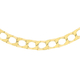 Hatton Garden Close Out - 9K Yellow Gold Curb Necklace (Size - 22) With Lobster Clasp, Gold Wt. 17.10 Gms