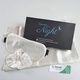 Set of 3 - 100% Mulberry Silk Front Side- Pillowcase,(50x75cm) Scrunchie & Eye Mask (23x10cm) - Ivory
