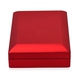 Solid Red Colour Necklace/Earring Box with LED Light (Size 9x3.5x7 Cm)