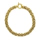 Maestro Collection- 9K Yellow Gold Byzantine Bracelet (Size - 7.5) With Senorita Clasp, Gold Wt. 6.7