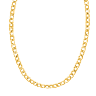 Hatton Garden Close Out ILIANA 18K Yellow Gold Trace Necklace (Size 18) with Spring Ring Clasp