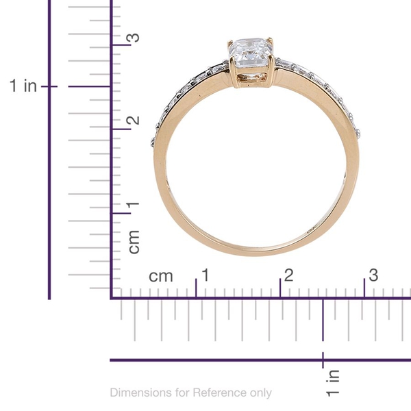 9K Y Gold (Oct) Ring Made with Finest CZ