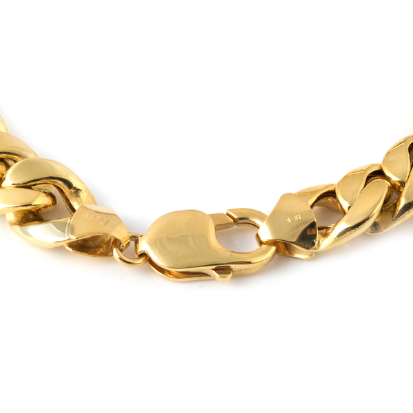 Exclusive Edition - JCK Vegas Collection 9K Yellow Gold Curb Bracelet (Size 8), Gold wt. 24.22 Gms.