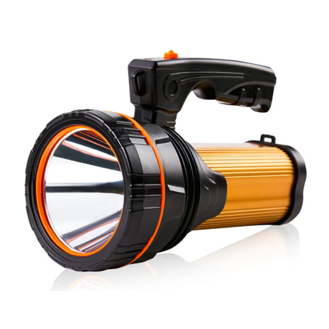 Super Bright High Lumens Heavy Duty LED Rechargeable Handheld Flashlight Torch (USB Output Provided 