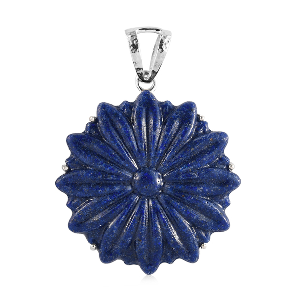 Lapis Lazuli Pendant in Sterling Silver 29.67 Ct.