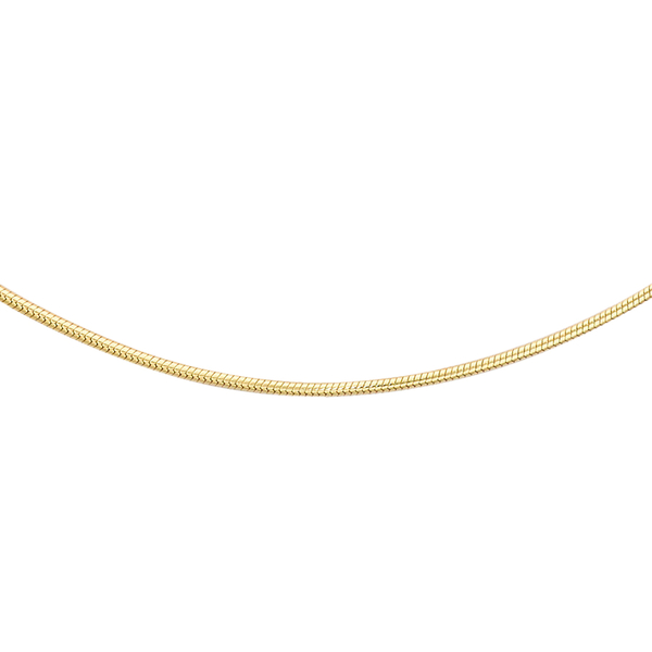 Close Out Deal 9K Yellow Gold Snake Chain (Size 16)