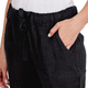 Linen Trousers in Black (Size 8-14)