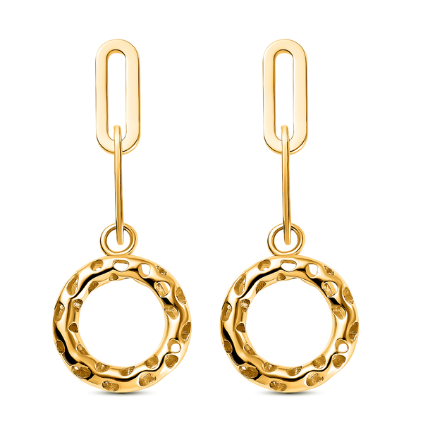 RACHEL GALLEY Allegro Collection - 18K Vermeil Yellow Gold Overlay Sterling Silver Circle Paperclip 