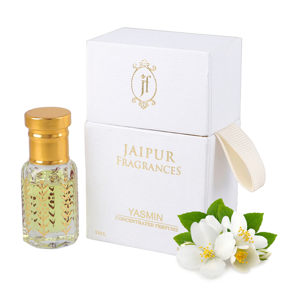 Jaipur Fragrance: 100% Natural Concentrated Perfume - 5ml (Jasmine)