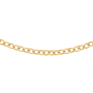 ILIANA 18K Yellow Gold Chain with Spring Ring Clasp (Size - 20), Gold Wt. 2.8 Gms