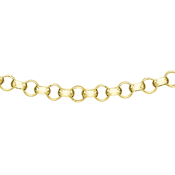 9K Yellow Gold  Chain,  Gold Wt. 2.6 Gms