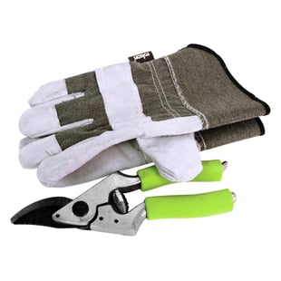 ROLSON Heavy Duty Gloves and Secateurs