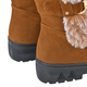 Faux Fur Winter Boots with Buckle (Size 6) - Brown
