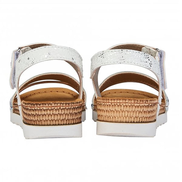 Lotus Prato Velcro Sandals (Size 3) - White