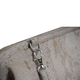 ASSOTS LONDON Harper Genuine Leather Snake Print Oversized Clutch Bag with Adjustable Shoulder Strap (Size 26x22x3cm) - Nude