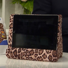 Leopard Pattern Tablet Stand (Size:29x25x21cm ) - Brown