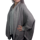 Kris Ana Coloured Border Cardigan One Size - Dark Grey