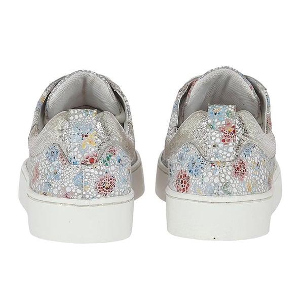 Lotus Stressless Leather Garda Lace-Up Trainers (Size 4) - Multi Floral