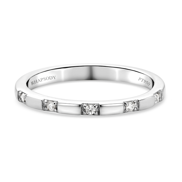 RHAPSODY 950 Platinum IGI Certified Diamond (VS/E-F) Band Ring