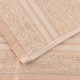 Set of 10 - 100% Egyptian Cotton Face Towel (Size 30 Cm) - Beige