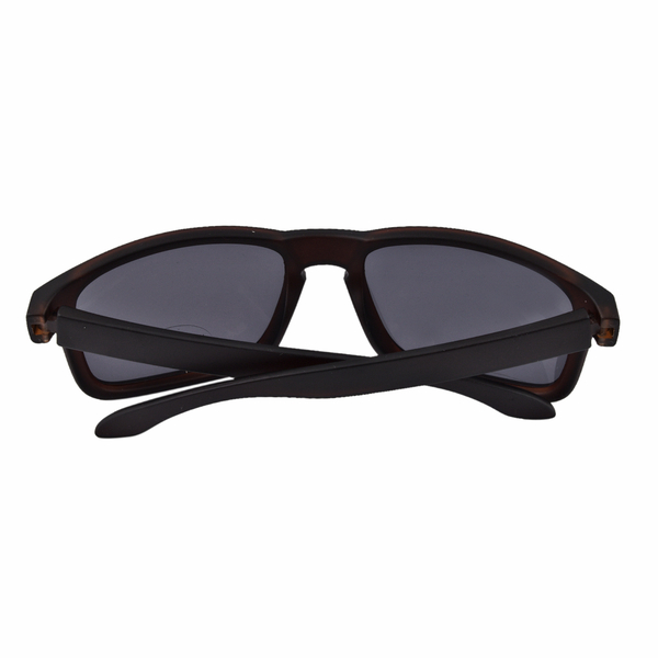 Wayfarer Sunglasses with Polycarbonate Lens - Brown