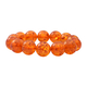 AAAA Natural Baltic Amber 14mm AIG Certified Stretchable Bracelet (Size 7.5) 124.46 Cts.